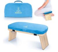 IPEB Banc de méditation,Tabouret avec Coussin,avec Sac de Transport Bleu