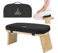 IPEB Banc de méditation,Tabouret avec Coussin,avec Sac de Transport Noir