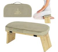 IPEB Banc de méditation,Tabouret avec Coussin,avec Sac de Transport,Vert