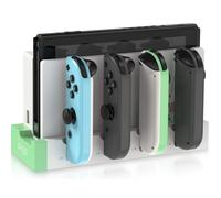 Ipega Pg-9186 Joycon Charging S6 Station Pour Switch Et Oled-Recharge Jusqu'à 4 Thorac,Compatible Avec Le Modèle Switch Et Oled - Type Green #B