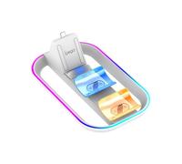 Ipega pour Portal Remote Player Controller Support de Charge pour Contrôleur de Jeu pour PS5 Double Chargeur avec Éclairage RVB