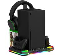 iPega XBX025S Stand RGB multifonctionnel rechargeable avec refroidissement pour Xbox
