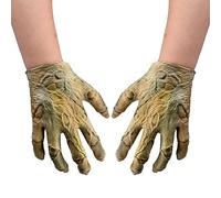 IPENNY Gants Squelette Antidérapant Gants d'Horreur Halloween Déguisement Festival Mardi-Gras Monstre Infirmière Complet Doigt Homme Femme pour Soirée Costume Caranaval