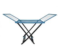 iperbriko GioStyle Étendoir à Linge Giosy | Bleu et Anthracite | Fabriqué en Italie | Idéal pour la Maison et l'extérieur | Fabriqué en PP | Ligne Love