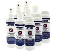 IPERON® Anti-Puces Trio - 3 x 200 ml de lotion, 200 ml de shampooing & 100 g de poudre dans chaque set