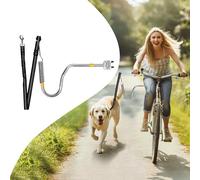 iPetba Laisse de Vélo pour Chien Mains-Libres et de Bikejoring, Accessoire Barre Cani VTT avec Amortisseurs