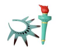 Ipetboom 1 Ensemble Accessoires Sur Le Thème Des États-unis Déguisement De Dame Liberté Bandeau À Thème Couronne De La Statue De La Liberté Faire La Fête Unité Centrale