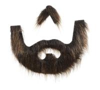 Ipetboom 1 Ensemble De Barbe De Pirate Couleur Fausse Barbe Noire Fausse Barbe Réaliste Sourcils Fausse Moustache Simulée Barbe Adultes Drôle Fausse Barbe Halloween Faux Hommes Costume