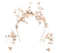 Ipetboom 1 Ensemble Ensemble de boucles d'oreille de bande Boucles d'oreilles décor Mariage tordu accessoires d'anniversaire pour femmes bandeau pour femme Alliage de zinc