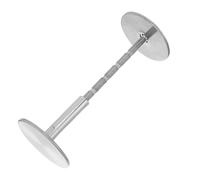 Ipetboom 1 jeu de cache-trou de porte de 40 mm de diamètre, cache-trou de serrure rond, vis de fixation, de serrure pour poignée de porte, fixation de sécurité