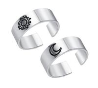 Ipetboom 1 Jeu Ouverte Inoxydable Motifs Style Unisexe Pour Toutes Occasions 2 Pièces
