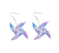 Ipetboom 1 Paire boucles d'oreilles pendantes pour femme petite fille boucles d'oreilles pendantes femme gouttes d'oreille boucle d'oreille de mode boucles d'oreilles drôles Coloré