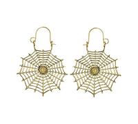 Ipetboom 1 Paire Boucles Oreilles de Toile Araignée pour Design Simple et Accessoire de Mode Décoratif Parfait pour Toutes Occasions