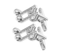 Ipetboom 1 Paire Boutons De Manchette Musique pour des Hommes Or Mariage Boutons De Manchette De Chemise Bout De Manchette Accessoires De Costume pour Hommes Alliage