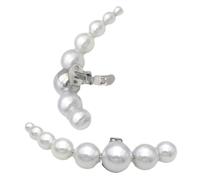 Ipetboom 1 paire Bretelles à Perles pour Chaussures Femmes Clips Décoratifs Détachables pour Escarpins Sandales et Ballerines Accessoires Élégants pour Style Unique et