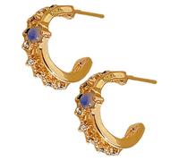 Ipetboom 1 Paire De Boucles D'Oreilles À Tige En Forme De C Boucles D'Oreilles Minimalistes Boucles D'Oreilles Créoles Petites Boucles D'Oreilles Bijoux Pour Femmes