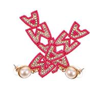 Ipetboom 1 Paire De Boucles D'Oreilles En Forme De Lettre Joli Pour La Fête Des Mères Première Salutation Pour Femme Boucles D'Oreilles Pendantes Délicates Pour Maman