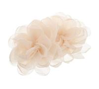 Ipetboom 1 Paire fleur de chaussure de camélia pinces pour accessoires de chaussures boucle de chaussure fleur chaussures fleurs décorations de chaussures Engrener Beige
