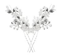Ipetboom 1 Paire Peigne De Mariée Peigne à Cheveux Imitation Perle Peigne à Cheveux De Mariée De Mariage Peigne De Cheveux De Mariage Faire La Fête Pour Décoration Petit Para Cristal