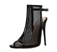Ipetboom 1 Paire Sandales à Talons Découpées pour Femmes Sandales Été Ouvertes à Bout Peep Toe pour Fêtes Sorties