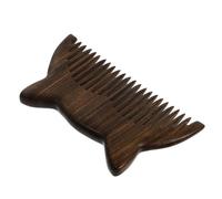 Ipetboom 1 Pc Peigne en bois de santal outil de coiffure peignes à cheveux avec manche peigne de massage à main peigne à cheveux en bois de santal Peigne de massage du cuir chevelu Black