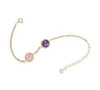 Ipetboom 1 Pièce Bracelet pour Poignet et Améthyste Fins pour Parties et Occasions Spéciales