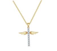Ipetboom 1 Pièce Collier Croix Chapelet Bijoux Collier Chaîne En or Femmes Délicat Colliers Collier Unique Chaîne De Cou Créative Collier De La Saint-valentin Golden Cuivre Environnemental