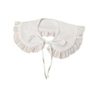 Ipetboom 1 pièce Faux Amovible Dentelle avec Décoration pour Chemisiers Robes et Sweaters Accessoire Pratique et Chic pour Femmes