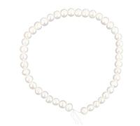Ipetboom 1 Pièce Perles semi- chaîne de cou de perles collier pour femme pendentif douce chaîne de perles collier de perles côtelées bijoux femme décor de cou Jeanne Beige
