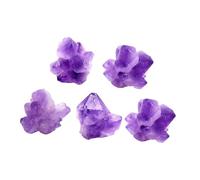 Ipetboom 1 Sachet De Blocs De Quartz Violet Décoration De Bureau Cristaux Violet Délicats