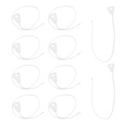 Ipetboom 10 Câbles de Connexion pour Tube LED 03 M 220V Fil de Raccordement pour Lumière LED Câble pour Tube Lumineux Kit 10 Pièces pour Caisson Lumineux et Lampe Fluorescente