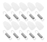 Ipetboom 10 Ensembles Set de Ressort et Bouchon Acier Inoxydable pour Entonnoir Distributeur Pâte à Beignets et Pancakes Accessoire Polyvalent pour Outil Pâte à Boulettes de Poulpe