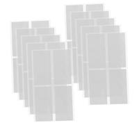 Ipetboom 10 feuilles Autocollants Identification Blancs Étiquettes Adhésives Auto-collantes pour Boîtes et Placards Stickers de Rangement Écrits Organisateurs pour Bureaux et Écoles