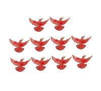 Ipetboom 10 Pièces Broches avec Branche Olivier Pin Compact et pour Femmes et Hommes Accessoire pour Vêtements Sacs Écharpes et