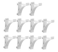 Ipetboom 10 pièces Clips Aluminium pour Clayette Réfrigérateur et Congélateur Support Pratique et Facile à Installer pour Organisation Cuisine