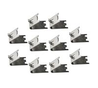 Ipetboom 10 pièces Clips de Fixation pour Étagères de Réfrigérateur Acier Inoxydable Supports Robustes pour Bac et Balconnet Faciles à Installer et Sécurisés