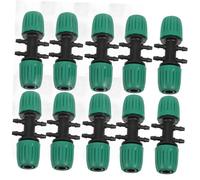 Ipetboom 10 pièces Connecteurs de Tuyaux Irrigation Id vers PE Adaptateurs Six Voies Diamètre Variable Raccords Femelles pour Jardin et Agriculture