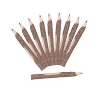 Ipetboom 10 pièces Crayons Bois Naturels Crayons Rustiques Forme de Branche pour Dessin et Écriture Décorations Woodland Shower Pinceaux de Peinture Écologiques