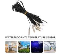 Ipetboom 10 pièces de Température Étanche Ntc Câble pour Contrôleur Thermique pour Climatisation Lave Linge Chauffe Eau et à Induction