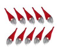 Ipetboom 10 Pièces Décorations de Bouteilles de Mannequin sans Visage Housses de Bouteille pour Noël Accessoires de Fête et