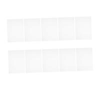 Ipetboom 10 pièces Filtres Lumière PVC Transparent Feuilles Semi Transparentes pour Correction Couleur Film Filtrant Polyvalent pour Enseignement et Fournitures Photo
