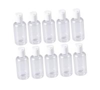 Ipetboom 10 pièces Lot de Flacons Voyage Rechargeables pour Lotion Shampooing Crème Bouteilles Presse Pratiques pour Déplacements Aléatoires Couleur Aléatoire Couleur Aléatoire