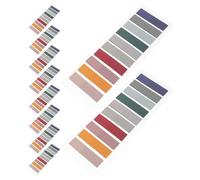 Ipetboom 10 Pièces Lot de Onglets Index Autocollants Écrits Réutilisables Marque-pages Colorés Transparants pour Classement et Organisation de Documents Notes et Planners