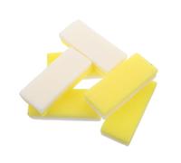 Ipetboom 10 Pièces Lot de Pierres Ponces Double Face pour Pédicure Pierre Exfoliante PU pour Éliminer Callosités et Peaux Mortes Nettoyant Jaune et Facile à Nettoyer