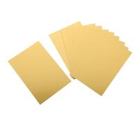 Ipetboom 10 pièces Lot de Plaques Alu Sublimables Dorées pour Photo et Panneau Métallique DIY Transfert Thermique