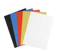 Ipetboom 10 pièces Papier Cartonné Pailleté pour DIY Cartes Scrapbooking Décoration Scintillante Couleur Aléatoire Couleur Aléatoire
