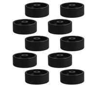 Ipetboom 10 Pièces Patio Heater Wheels Plastic Caster Anti-slip Replacement Movable Outdoor Heater Accessories For Stable Support And Easy Installation