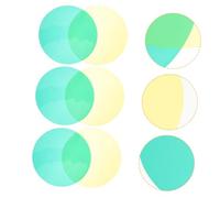 Ipetboom 10 pièces Replacement Filter Lens for Handheld Spotlight Diameter Plastic Lens Easy to Install Enhances Color Saturation and Contrast Compatible with Various Spotlights