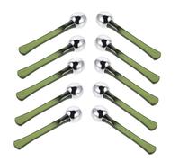 Ipetboom 10 Pièces Stick Applicateur Métal pour Crème Yeux Roller Massage Rafraîchissant Anti-poches et Fatigue Stimulation Circulation et Application Précise pour Soin Du Regard Portable