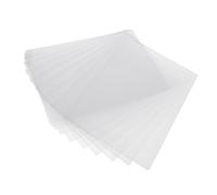 Ipetboom 10 pièces Transparent Paper Protectors Plastic Sleeves For Supermarket Price Displays And Festive Decorations Replacement